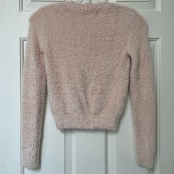 Sunday Best Fuzzy Kitten Sweater XXS Blush Pink - Picture 7 of 12